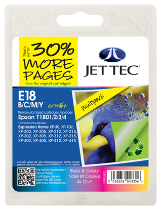 Jet Tec Epson 128 Multipack