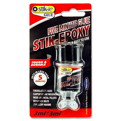 Stik-ie 5 Minute Stik-epoxy Glue 6ml