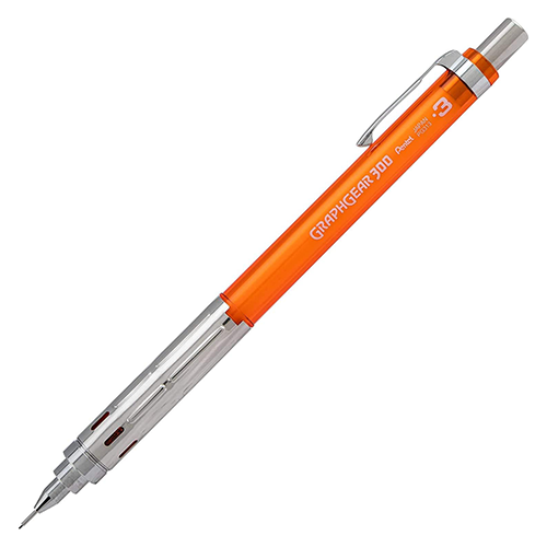 Pentel Graphgear 300 Mechanical Pencil 0.3mm, 0.5mm, 0.7mm or 0.9mm HB