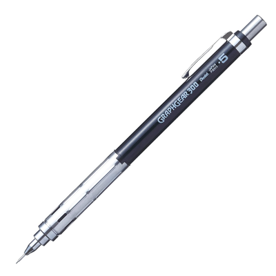 Pentel Graphgear 300 Mechanical Pencil 0.3mm, 0.5mm, 0.7mm or 0.9mm HB
