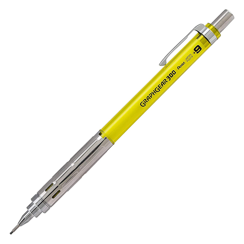 Pentel Graphgear 300 Mechanical Pencil 0.3mm, 0.5mm, 0.7mm or 0.9mm HB
