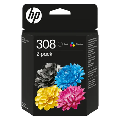 HP 308 Black & Colour Twin Pack