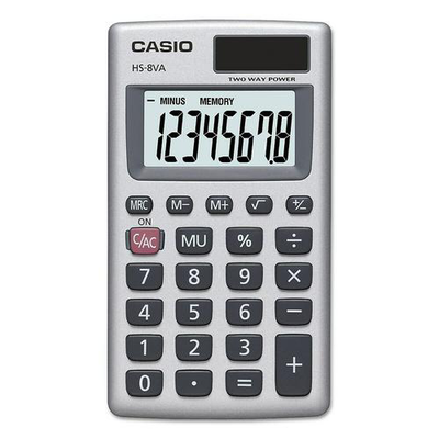 Casio HS-8VA Pocket Calculator HS-8VA