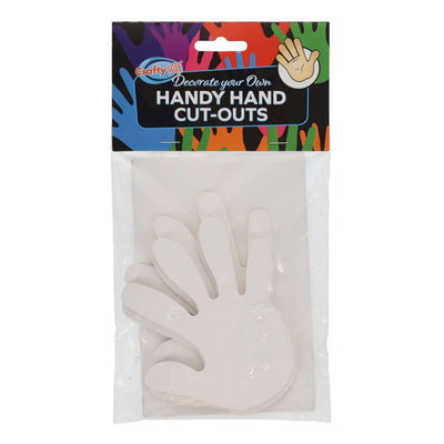 Crafty Kidz Paper Cut Outs Hands 9.5 cm x 11 cm