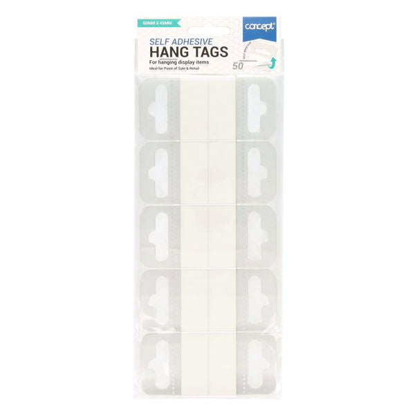 Self Adhesive Display Hang Tags - 50