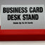 Business Card Desk Stand