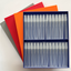 Fragrance Sample Storage and Display Box with 14 x 5ml Empty Vials - 6 Colour Choice