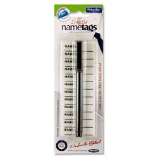 Premier Stationery Iron On Name Tags and Pen