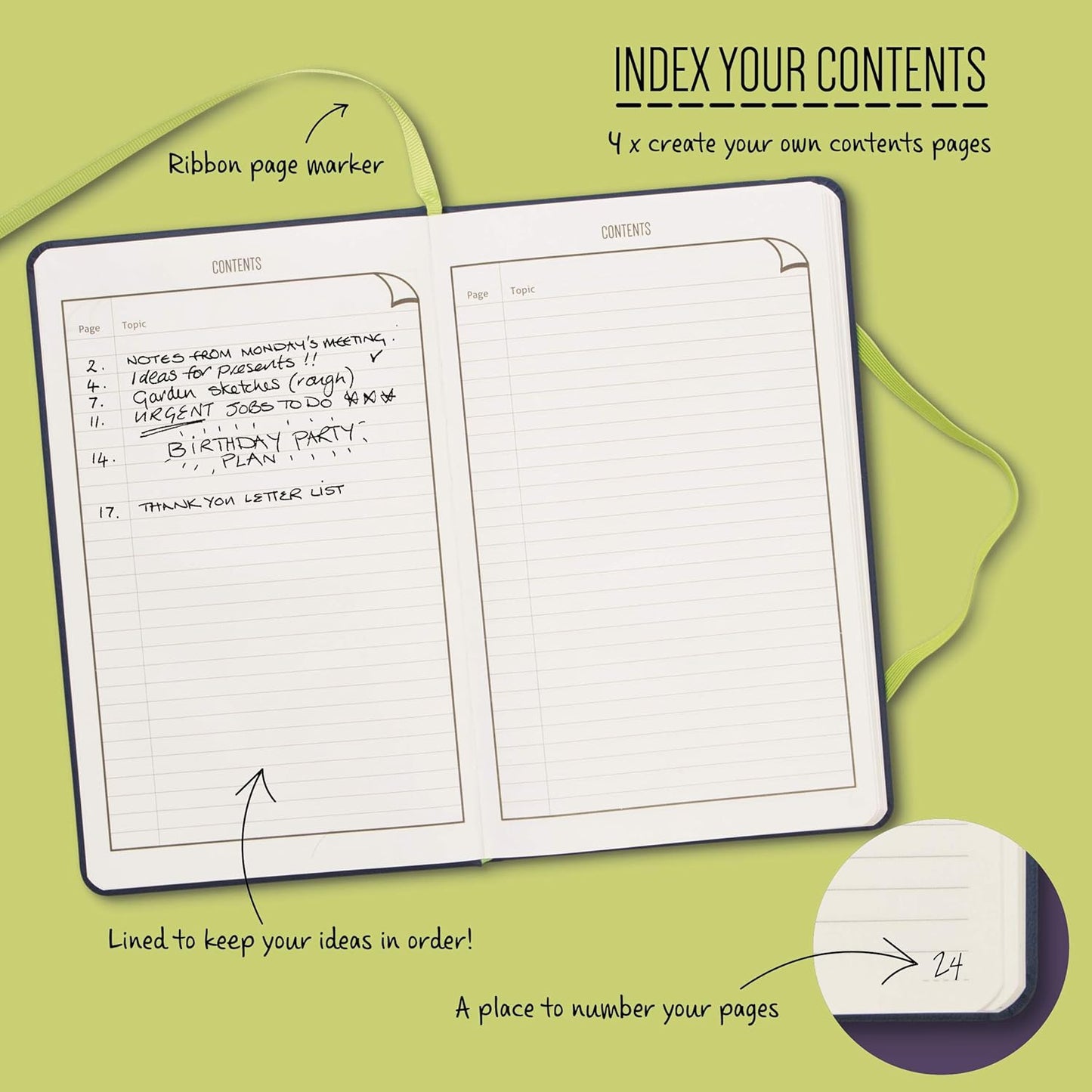 Bookaroo Notebook Journals 130mmx210mm