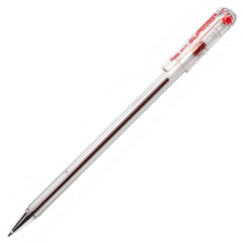 Pentel Superb Ballpoint Pen Ball Point Pens 0.7mm Black, Blue or Red