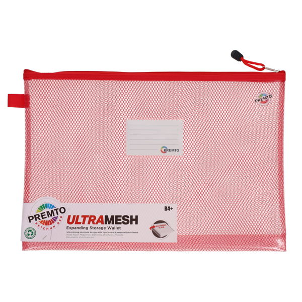 Premto B4+ Extra Durable Expanding Mesh Bag Secure Zip