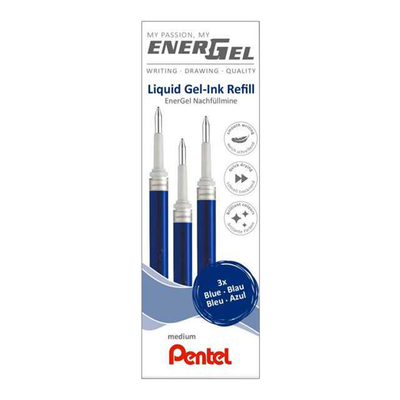 3 x Pentel LR7 EnerGel Refills 8 Colour Choice