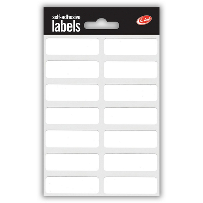 White Self Adhesive Labels