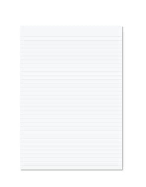 A4 50 Sheet White Memo Pad