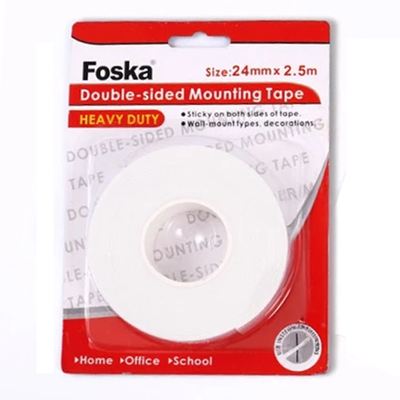 Double Sided Foam Mounting Tape 24mm x 2.5m