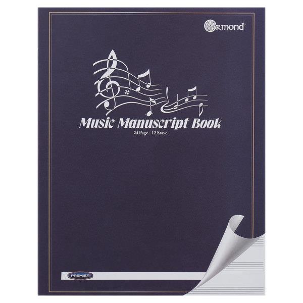 Music Manuscript Book Paperback