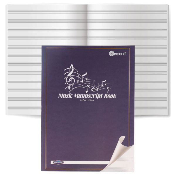Music Manuscript Book Paperback