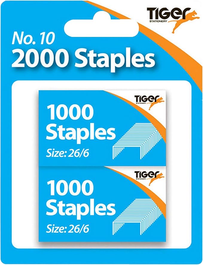 No. 10 Staples 2 x 1000