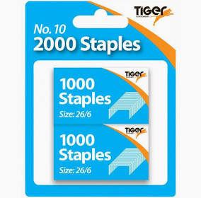 No. 10 Staples 2 x 1000
