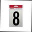 Foska 105mm Adhesive Numbers  0 - 9