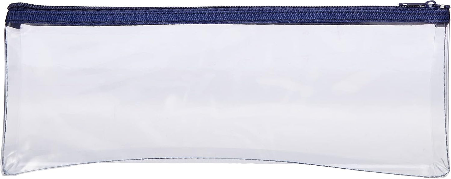 Helix Oxford LargeTransparent Pencil Case 330mmx125mm