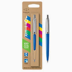 Parker Jotter Ballpoint Pen Magenta or Blue Medium Point  Blue Ink