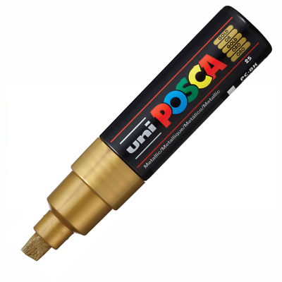 POSCA PC-8K Broad Chisel Tip Paint Markers Included in Our BUY 2 GET ONE FREE OFFER