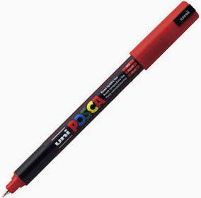 POSCA PC-1MR Extra Fine Paint Markers Included in Our BUY 2 GET ONE FREE OFFER