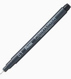Pentel Pointliner Drawing Pens 0.03 - 1mm