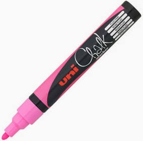 uni-Ball Chalk Pens PWE-5 Choice of 10 Colours