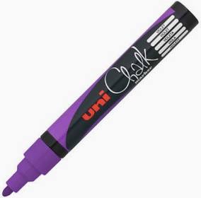 uni-Ball Chalk Pens PWE-5 Choice of 10 Colours