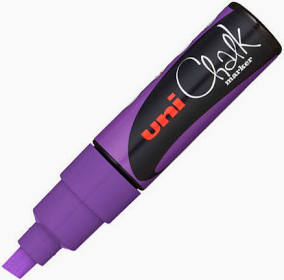 uni-Ball Chalk Pens PWE-8  Choice of 10 Colours