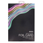 A4 220gsm Foil Card 16 Sheets Assorted Pastel or Rainbow