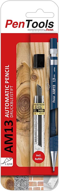 Pentel PenTools 1.3mm Pencil AM13 with Hi-Polymer HB Leads