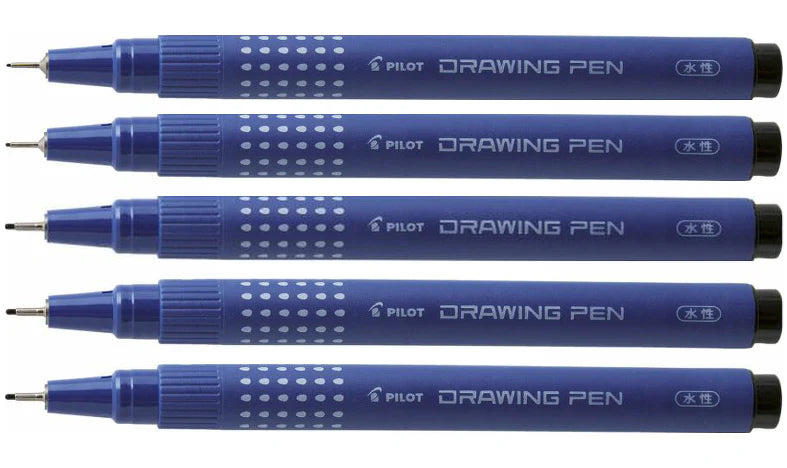 Pilot Drawing Pens 0.1 - 0.8mm - included in our Buy 2 Get One Free Promotion