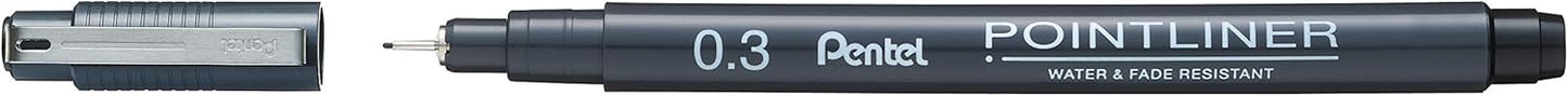 Pentel Pointliner Drawing Pens 0.03 - 1mm