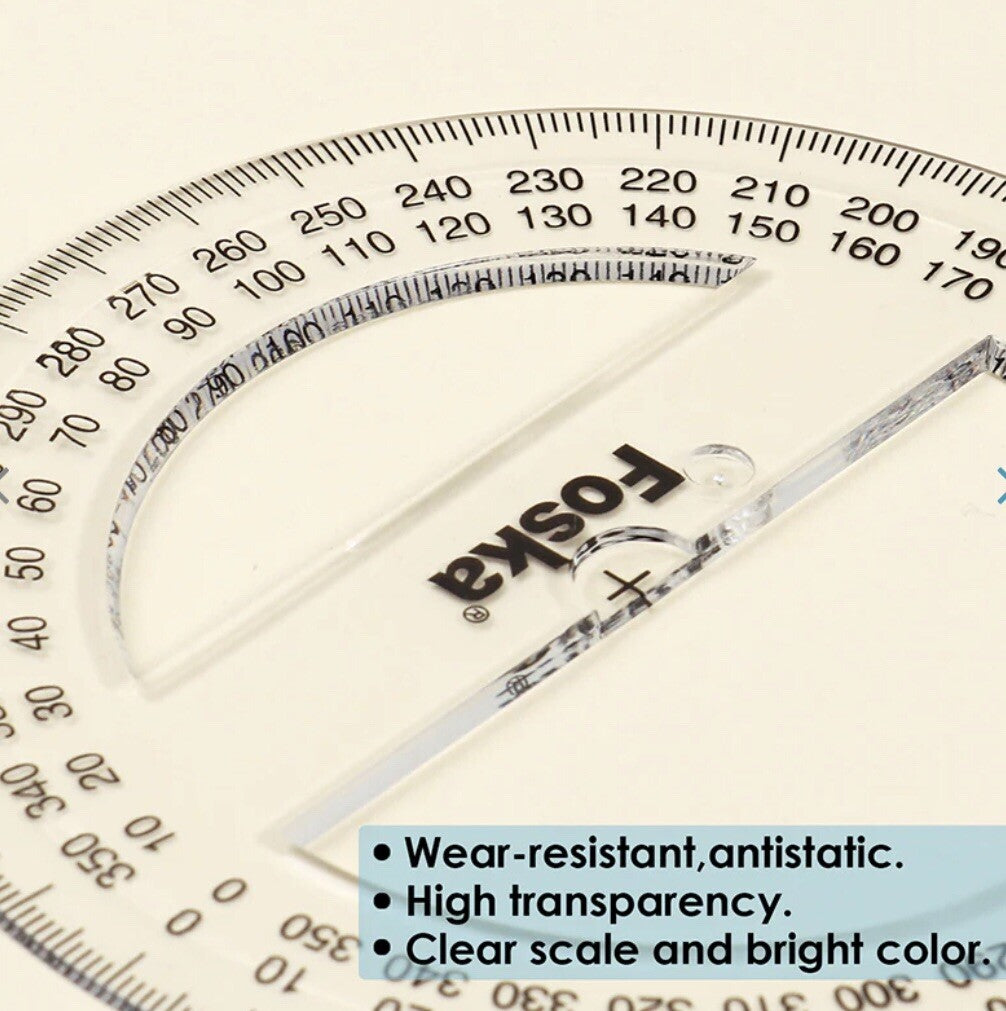 360° 10cm Protractor