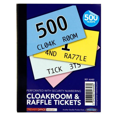 500 Raffle / Cloakroom Tickets