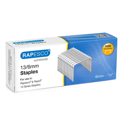 Rapesco 13/6 x 5000 Staples