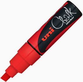 uni-Ball Chalk Pens PWE-8  Choice of 10 Colours