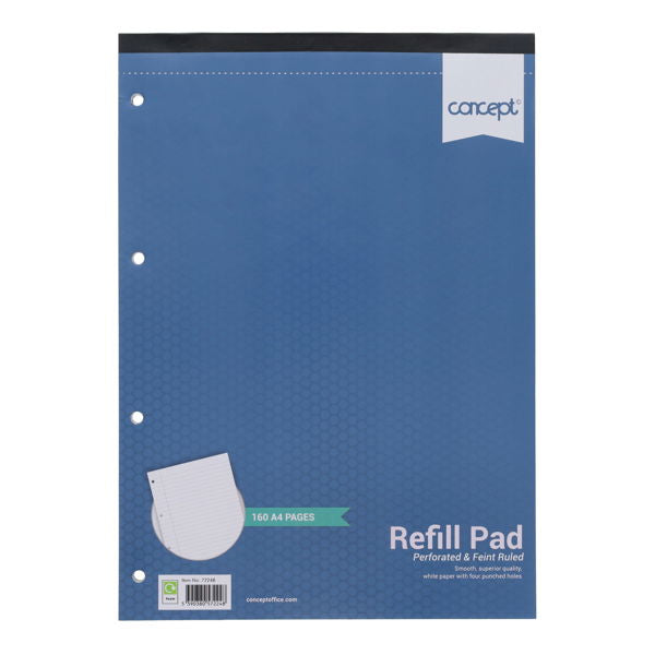 Concept Office 160 Pages A4 White Refill Pad Top Bound