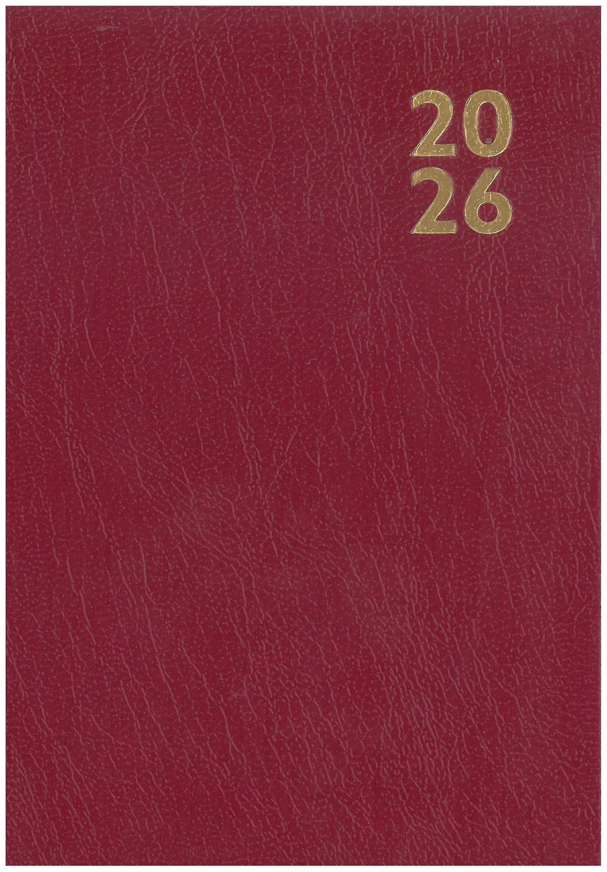 A6 2026 Week To View Diary Red, Black or Blue