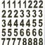 Self Adhesive Letters & Numbers