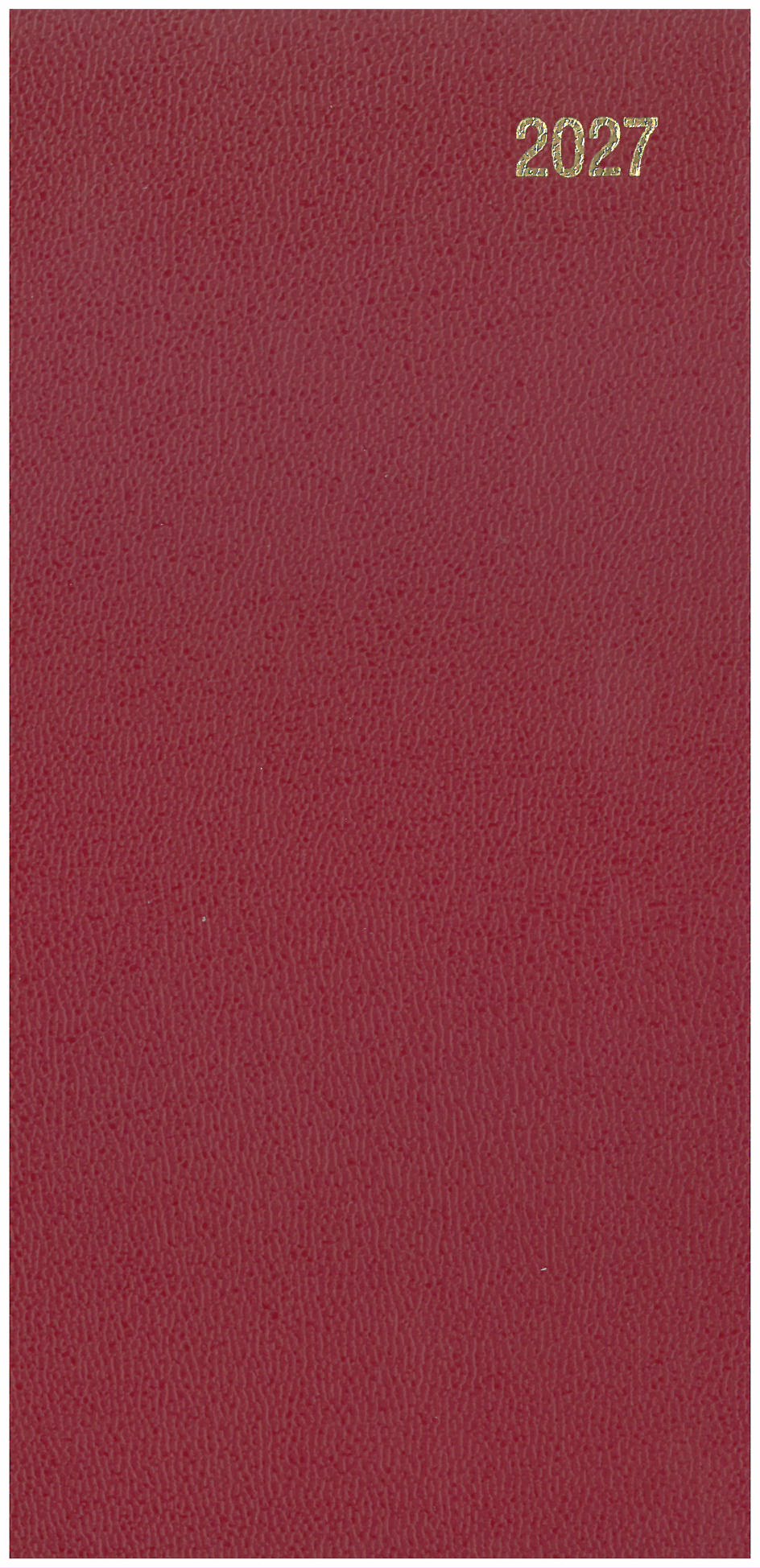 2027 Slim Pocket Week To View Diary Black, Blue or Red