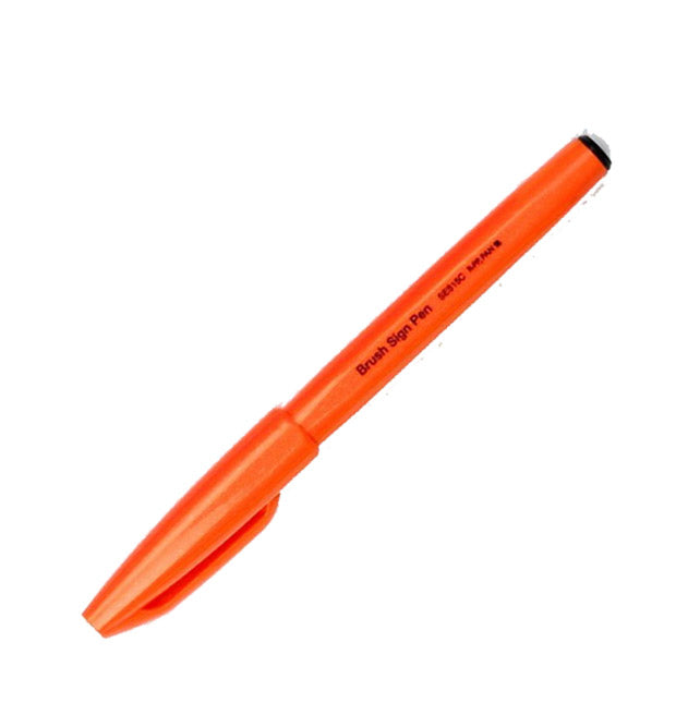Pentel Brush Sign Pen SES15C - Brush Nib - Fibre Tip