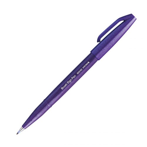 Pentel Brush Sign Pen SES15C - Brush Nib - Fibre Tip