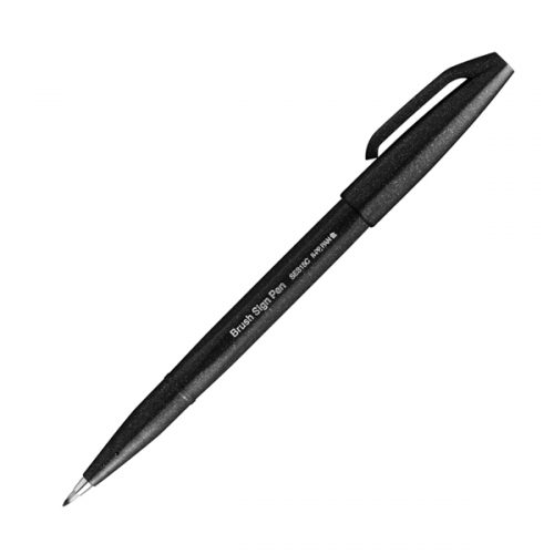 Pentel Brush Sign Pen SES15C - Brush Nib - Fibre Tip
