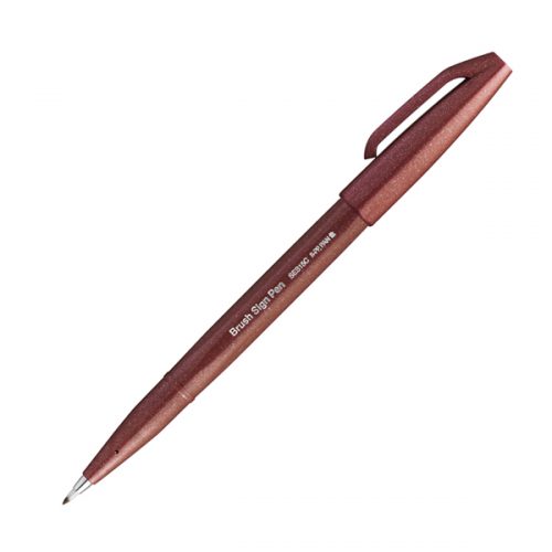 Pentel Brush Sign Pen SES15C - Brush Nib - Fibre Tip
