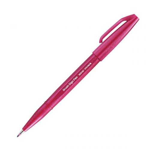 Pentel Brush Sign Pen SES15C - Brush Nib - Fibre Tip