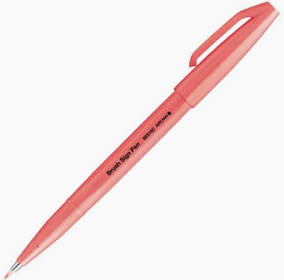 Pentel Brush Sign Pen SES15C - Brush Nib - Fibre Tip